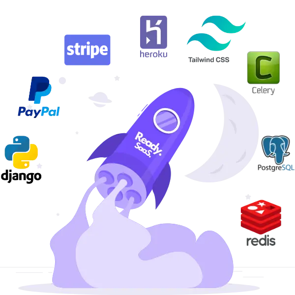 Django boilerplate with payment Stripe or Paypal + UI with Tailwind css + Postgres database + Celery and Redis for background tasks + deploy to Heroku fast = Ready SaaS